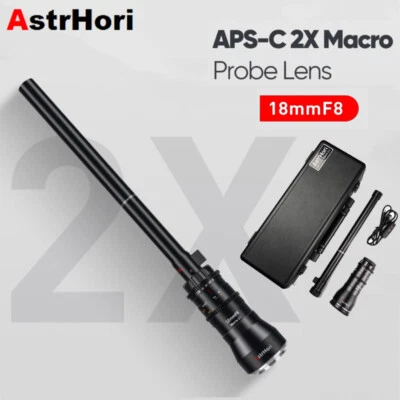 AstrHori 18mm F8 2X Macro Probe APS-C Lens for E/FX/Z/RF/L/EF/M43/PL M4/3 mount - Image 1 of 4
