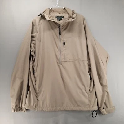 Chaqueta Royal Robbins Para Hombre M Beige Viaje al Aire Libre 1/4 Cremallera Pullover con Capucha Foto 1 de 4