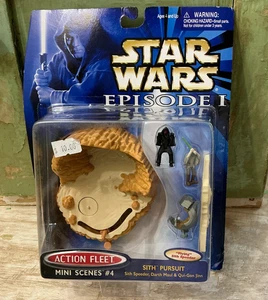 Star Wars Episode I Action Flotte Mini Szenen #4 Sith Verfolgung Darth Maul Qui-Gon - Bild 1 von 6