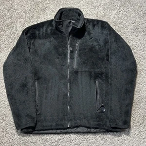 Arcteryx Delta SV Deep Pile Sherpa Fleece Full Zip Mens XL Black Y2k Vintage - Picture 1 of 10