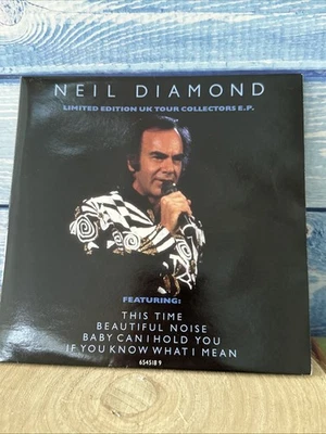 NEIL DIAMOND This Time EP 7" GATEFOLD (1988 CBS) Rare UK Tour 7" EP (405c) - Image 1 of 4