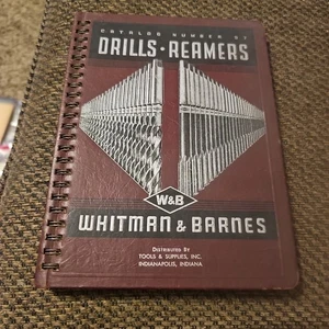Antiker Whitman und Barnes Katalog Nummer 97 Bohrer & Reihahlen 1941 Top Zustand  - Bild 1 von 11