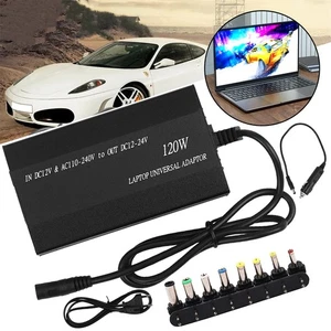 120W Universal Ladegerät Netzteil für Laptop Notebook DC12-24V Ladekabel Adapter - Bild 1 von 12