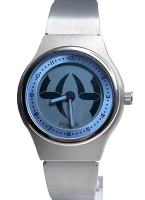 RELOJ FOSSIL BIG TIC JR7860 SEGUNDOS DE DESPLAZAMIENTO ANA-DIGITAL AGUJAS LUMINOSAS DE COLECCIÓN ~ NUEVO EN STOCK Foto 1 de 4