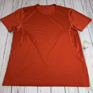 Patagonia Capilene Athletic Fit camicia manica corta 45600 uomo XL arancione bruciato - Foto 1 di 10