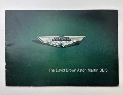 Folleto de ventas original Aston Martin DB5 con especificaciones y lista de precios minoristas Foto 1 de 4