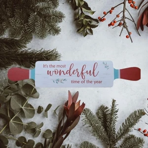 It's the Most Wonderful Time of the year Wooden sign- Rustic Xmas Vintage Xmas - Picture 1 of 3