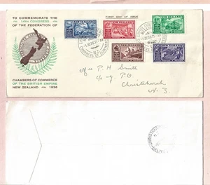 NEUSEELAND 1 OC 1936 BRITISH EMPIRE CHAMBERS OF COMMERCE FDC - Bild 1 von 1