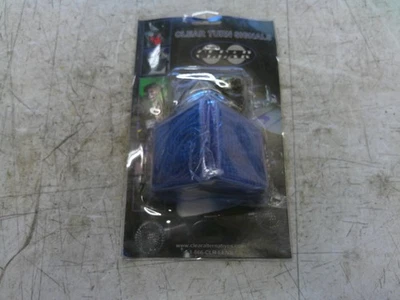 1988-2007 Kawasaki Ninja 250 ex250 rear back turn signal lenses blue — 第 1/4 张图片
