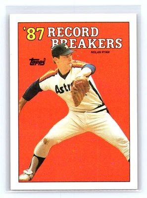 1988 Topps #6 Nolan Ryan Houston Astros - Image 1 of 2