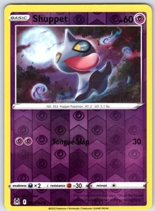 Shuppet Common SWSH11: Lost Origin Reverse Holo 072/196 LP - Picture 1 of 1
