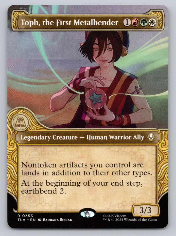 Toph, the First Metalbender Showcase - MTG Avatar: The Last Airbender TLA - Image 1 of 1