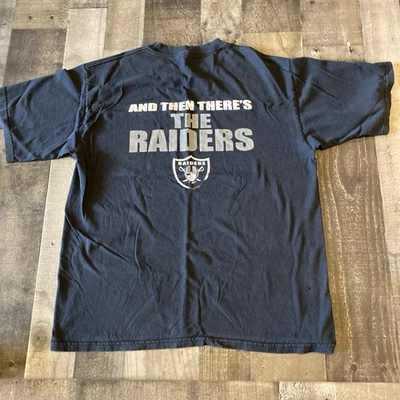 Vintage Oakland Raiders T Shirt Reebok  31 Teams Humble Brag Size Large Y2K Mens - Image 1 of 4