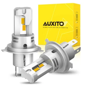 AUXITO 9003 H4 LED Headlight Bulbs Kit High-Low Beam GOLDEN YELLOW M6 Series H - Picture 1 of 11