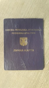 Bundesrepublik Jugoslawien - Republik Montenegro Legitimation - Tivat - Bild 1 von 3