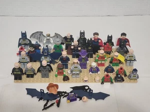 Lego Minifigure Lot Batman Superman Joker Accessories - Picture 1 of 13