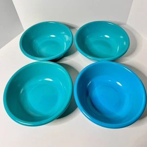 Ciotola in melamina Rubbermaid vintage n. 3836 4 pezzi 6 pollici 16 fl oz 3 Teal 1 blu - Foto 1 di 7