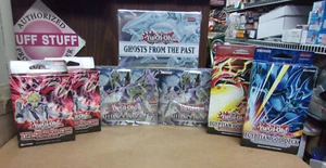 YU GI OH (2) ALLIANCE INSIGHT BOOSTER BOX + GHOSTS PAST BOX + (4) VARI MAZZI - Foto 1 di 1
