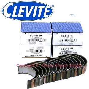 New Clevite H Series .020" Under Size Rod Bearing Set 327 302 283 265 Chevy sb