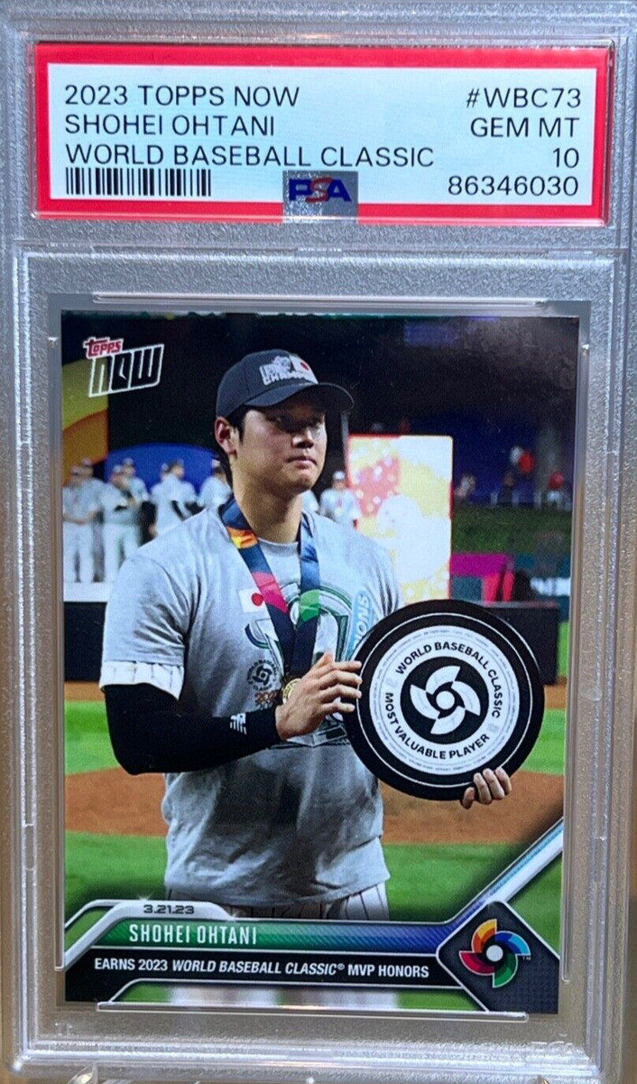 PSA10】大谷翔平 2023 TOPPS NOW #WBC73 SHOHEI OHTANI WORLD BASEBALL 