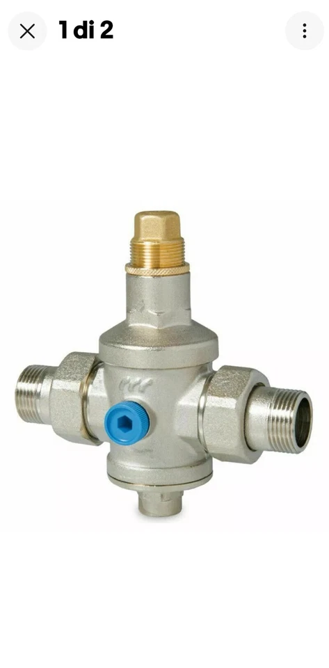 Riduttore di Pressione Acqua con Sede Inox e Bocchettoni da 3/4" - da  1" FARG - Immagine 1 di 1