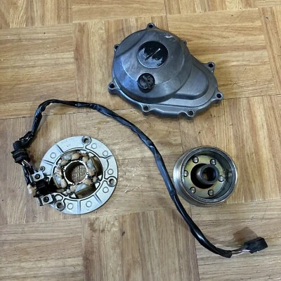 OEM 2001 YAMAHA YZ250F MOTOR MOTOR ESTATOR CUBIERTA MAGNÉTICA VOLANTE YZ 250f 01 Foto 1 de 4