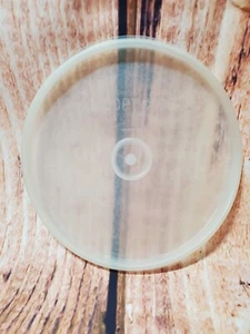 Vintage Tupper-Seal #203 transparent rund 50er Jahre - sehr selten - 6-1/4" Tupperware Deckel - Bild 1 von 7