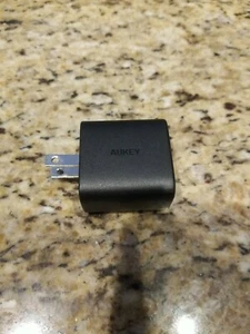 AUKEY SWIFT 18W USB C CHARGER IPHONE FAST CHARGER, PA-F1, Black *NEW* - Picture 1 of 3