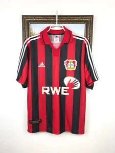 Bayer 04 Leverkusen Home football shirt 2001 Soccer Adidas Mens Jersey Size M - Picture 1 of 14