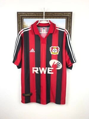 Bayer 04 Leverkusen Home football shirt 2001 Soccer Adidas Mens Jersey Size M - Image 1 of 4