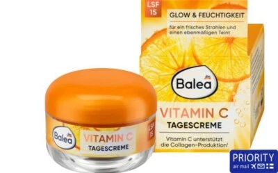BALEA Crema de Día con Vitamina C, FPS 15, Hidratación Piel. 50 ml Foto 1 de 4