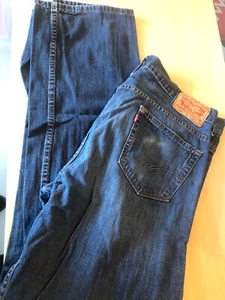 Pantalones de mezclilla para hombre Levis 36x36 azul oscuro #AF - Imagen 1 de 4