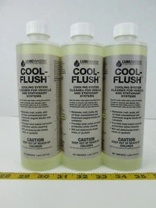 Lot of 3 Cool-Flush LubeMaster Cooling System Cleaner Vehicle & Stationary CS - Picture 1 of 10