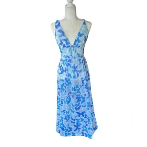 Vera for Formit Rogers Medium Vintage Butterfly Slip Dress Nightgown Sheer USA - Picture 1 of 14