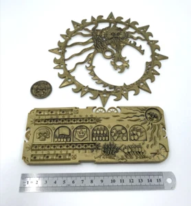 Counter Set / Blast Template Parts - Warhammer 40K Fantasy Games Workshop W47 - Foto 1 di 2