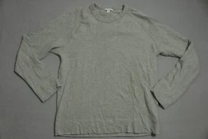James Perse Sweatshirt Mens Size 2 Gray Long Sleeve Made In USA - Imagen 1 de 8
