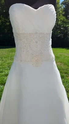  vestido de novia color marfil talla 22 diseñador casa blanca novia Foto 1 de 4