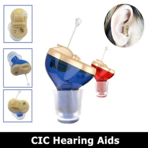 Amplifier Digital Enhancer Mini Ear Hearing Aids In-Ear Invisible Sound Voice - Picture 1 of 21