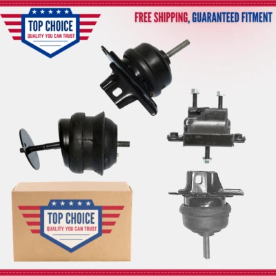 Motor Motor e Trans Mount 4PCS conjunto serve 1998-2004 Cadillac Seville 4.6L - Imagem 1 de 4