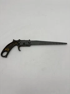 Vintage Allway Ultra Mfg. Co USA Cast Iron Pistol Grip 10" Hand Saw 7-1/2" Blade - Picture 1 of 7