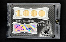 2008 Topps Sterling Career Stats Autograph GU Bat #4CSA-157 Paul Molitor HOF /10