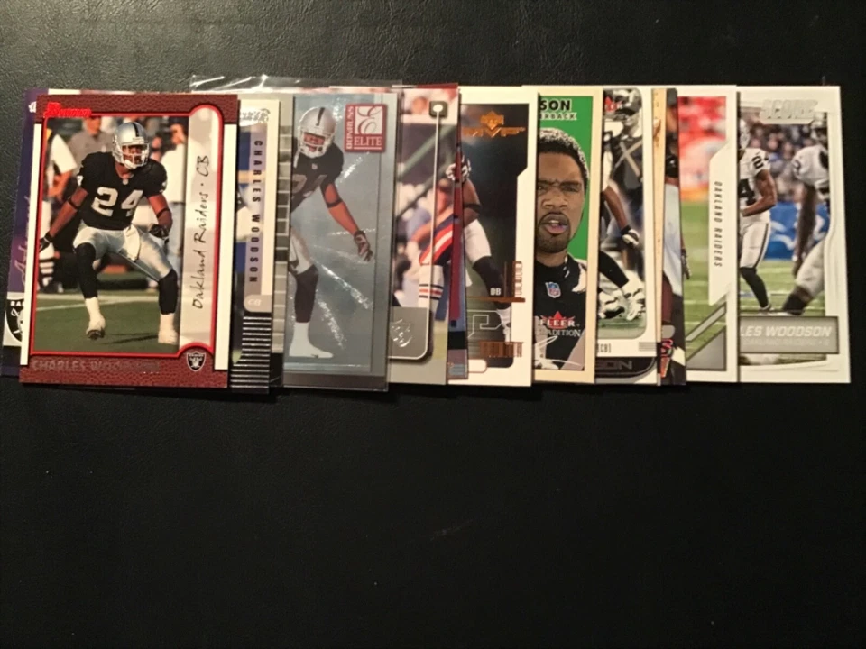CHARLES WOODSON Choose ONE CARD 1999-2016 RAIDERS HOF  - Image 1 of 1