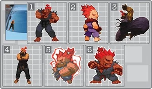 AKUMA from Street Fighter Vinyl Decal Choose Your Favorite Pose Car Sticker - Imagen 1 de 1