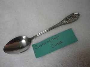 Customcraft CUS12 Monogram "R" Sample Soup Dinner Spoon Stainless Korea - Picture 1 of 7
