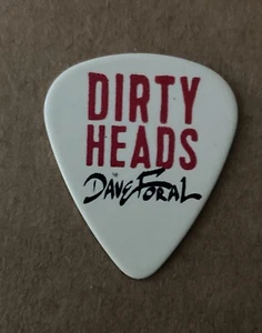 Schmutzige Köpfe alt / selten! Dave Foral Staged gebrauchtes Gitarren-Plektrum - Bild 1 von 2