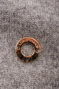 Damas Loro Piana Baby Cachemira Clásico Cuello en V Saltador Talla L - Imagen 1 de 5