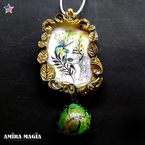 Wicca Talisman Effective Power Amulet Pendant Necklace Attraction Fortune Money - Picture 1 of 24