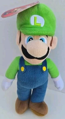 Super Mario Luigi, peluche, 13", edad 3+, TM 2012 Nintendo Foto 1 de 4