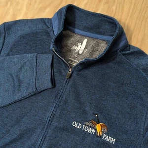 NEW Johnnie-O Men's 1/2 Zip Performance Pullover Old Town Farm Blue 100% Poly Sm - Picture 1 of 6