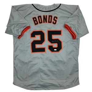 Autographed/Signed Barry Bonds San Francisco Grey Baseball Jersey JSA COA - Picture 1 of 4